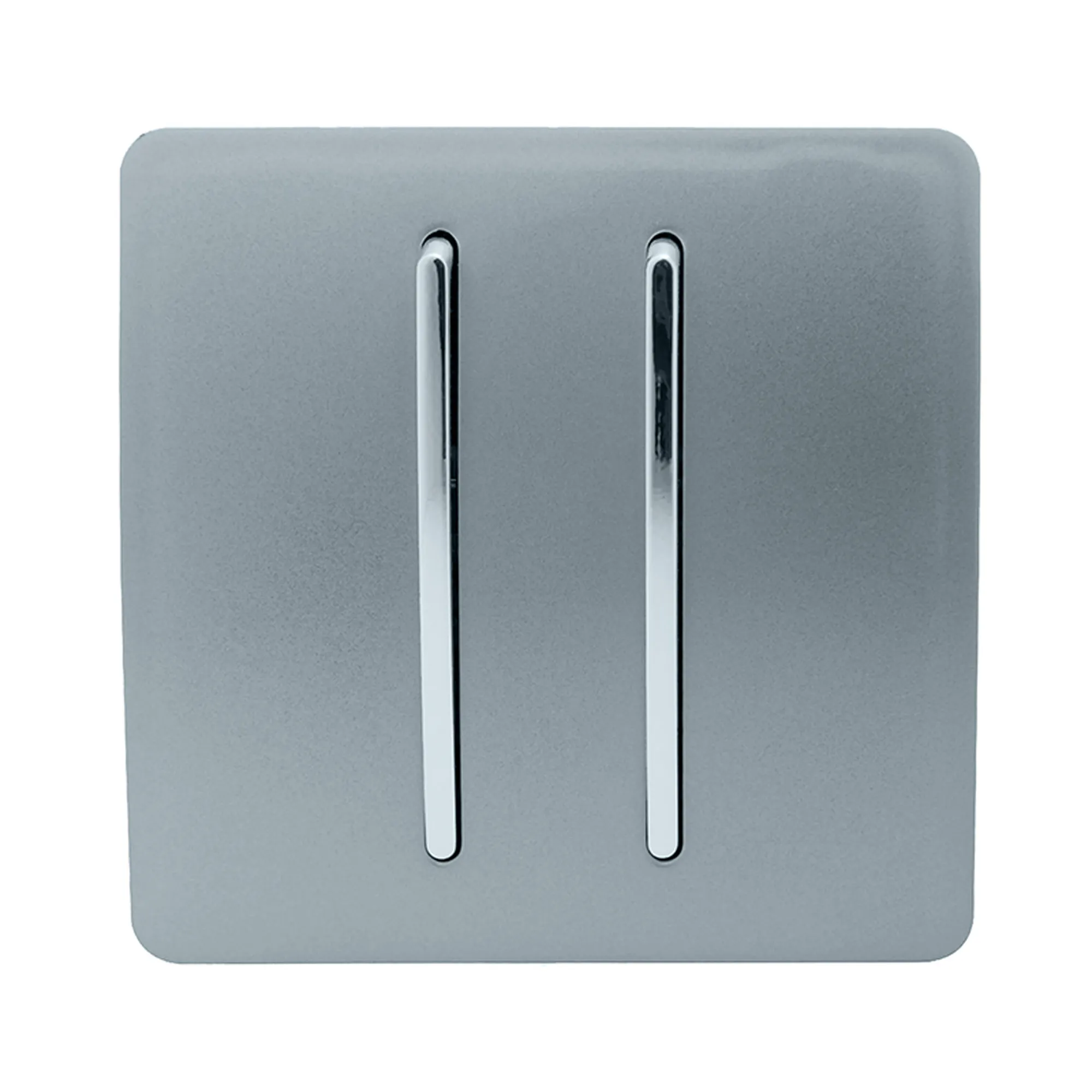 2 Gang Doorbell Cool Grey